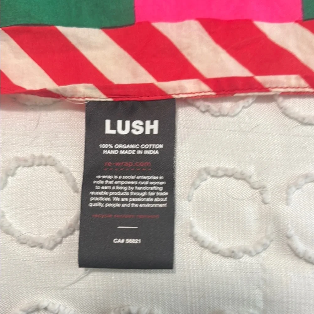 Lush Pink and Green Checkered scarf